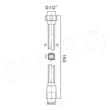 Душевой шланг Gerhans K40202