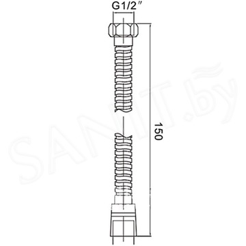 Душевой шланг Gerhans K40204