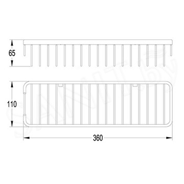 Полка Omnires Uni 8963AORB