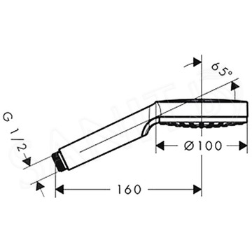 Душевая лейка Hansgrohe Crometta 1jet 26331400