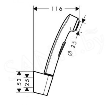 Гигиеническая лейка Hansgrohe 96907000