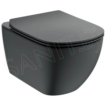 Подвесной унитаз Ideal Standard Tesi AquaBlade T0079V3 безободковый c крышкой Soft Close