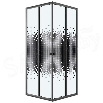 Душевой уголок Niagara Eco NG-1008-14Q / NG-1009-14Q / NG-1010-14Q Black