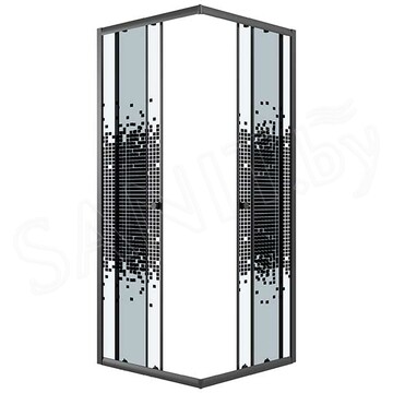 Душевой уголок Niagara Eco NG-1008-14Q / NG-1009-14Q / NG-1010-14Q Black