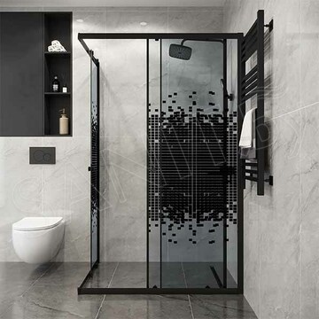 Душевой уголок Niagara Eco NG-1012-14Q / NG-1018-14Q Black