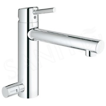 Смеситель для кухонной мойки Grohe Concetto 31209001 с запорным вентилем