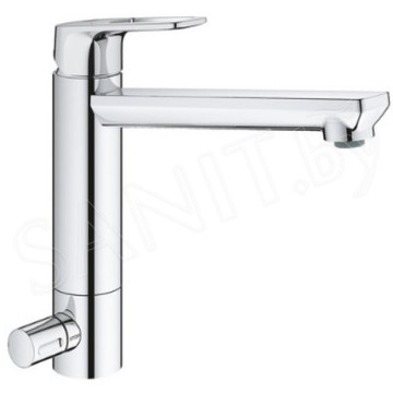 Смеситель для кухонной мойки Grohe BauLoop 31713000 с запорным вентилем