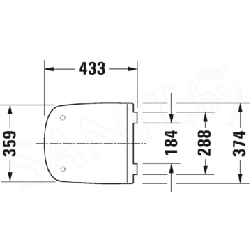 Сиденье для унитаза Duravit ME by Starck Soft Close 0020190000