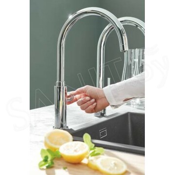 Смеситель для кухонной мойки Grohe Blue Pure Mono 30388000 на одну воду в комплекте с фильтром