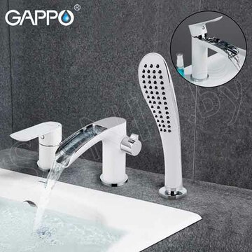 Смеситель на борт ванны Gappo Noar G1148-8