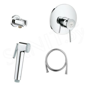 Смеситель встраиваемый Grohe BauClassic 29048000 с гигиеническим душем Tempesta-F Trigger Spray 30 27512001