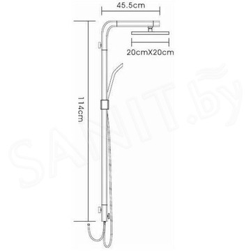 Душевая стойка Gappo G2401