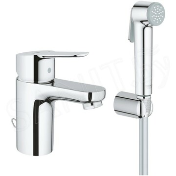 Смеситель для умывальника Grohe BauEdge 23757000 с гигиеническим душем