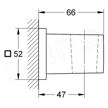 Держатель для душевой лейки Grohe Euphoria Cube 27693000