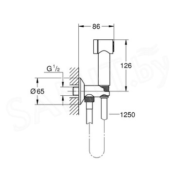 Гигиеническая лейка Grohe Sena Trigger Spray 35