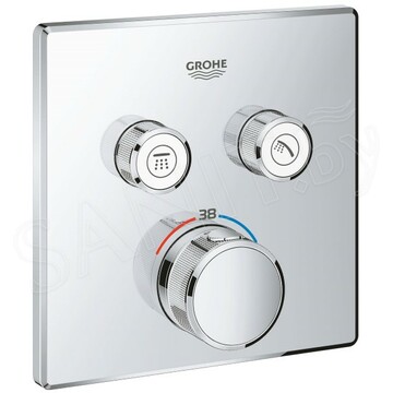 Смеситель встраиваемый Grohe Grohtherm SmartControl	29124000 термостатический