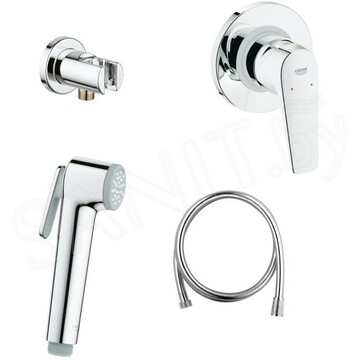 Смеситель встраиваемый Grohe BauFlow 29046000 с гигиеническим душем Tempesta-F Trigger Spray 30 27512001