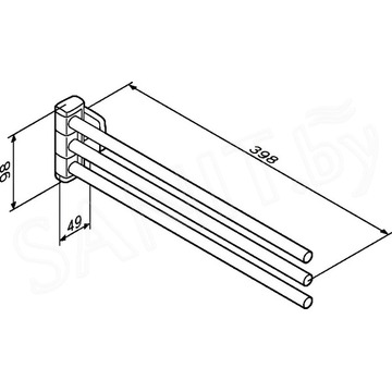 Держатель для полотенец AM.PM Gem A9032700