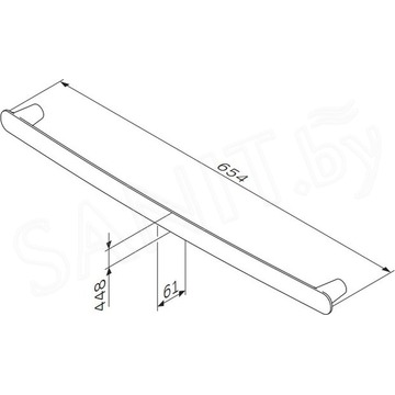 Держатель для полотенец AM.PM Sensation A30346400