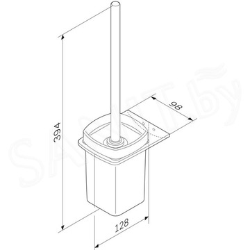 Ершик для унитаза AM.PM Inspire 2.0 A50A33400