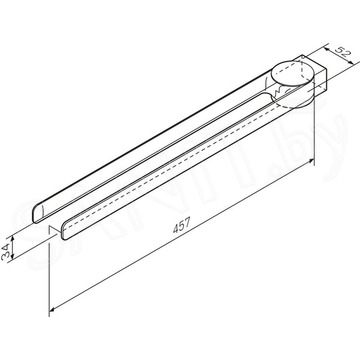 Держатель для полотенец AM.PM Inspire 2.0 A50A32600