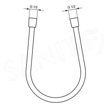 Душевой шланг Ideal Standard Idealflex A3330AA