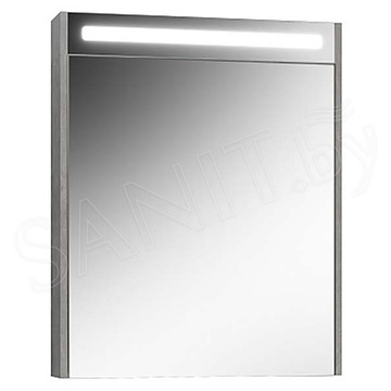 Шкаф-зеркало Belux Неман ВШ 65 бетон светлый
