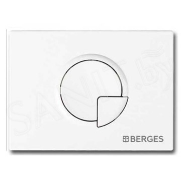 Инсталляция Berges Novum c кнопкой R1 белой