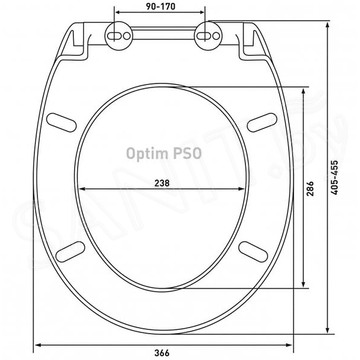 Крышка-сиденье Berges Optim PSO 021306 с микролифтом