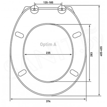 Крышка-сиденье Berges Optim A 011301