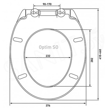 Крышка-сиденье Berges Optim SO 011303 с микролифтом