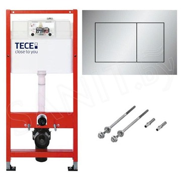 Система инсталляции для унитаза TECEbase kit 9400401 с кнопкой Tecenow 9240402