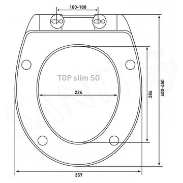 Крышка-сиденье Berges Top Slim SO 016003 с микролифтом