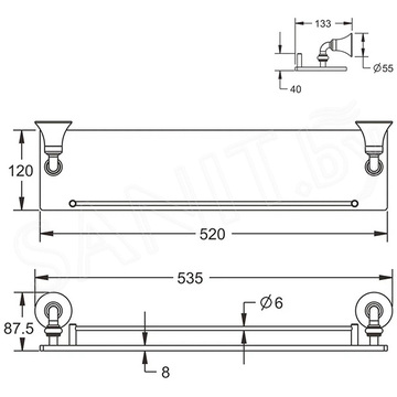 Полка Rose RG1219