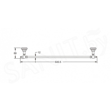 Держатель для полотенец Rose RG1117Q