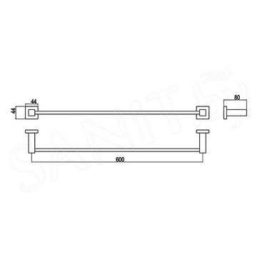 Держатель для полотенец Timo Selene 10053/00