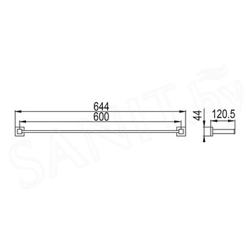 Держатель для полотенец Timo Selene 10056/00