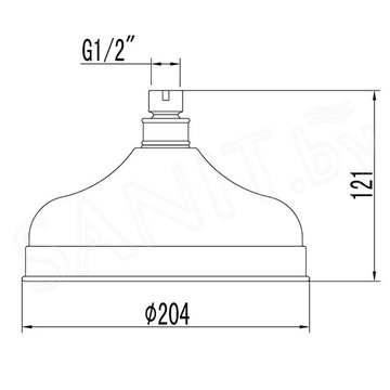 Верхний душ Lemark LM8989G / LM8989B