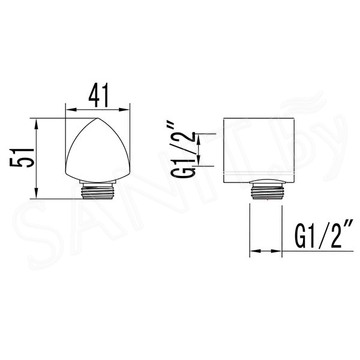 Шланговое подключение Lemark LM3583C