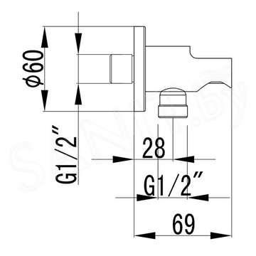 Шланговое подключение Lemark LM4885C