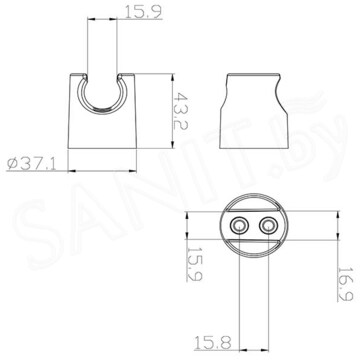 Гигиеническая лейка Lemark LM8077C