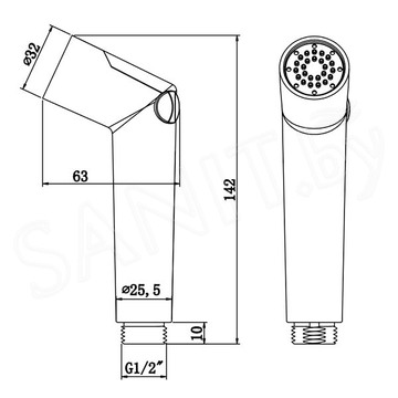 Гигиеническая лейка Lemark LM8046C