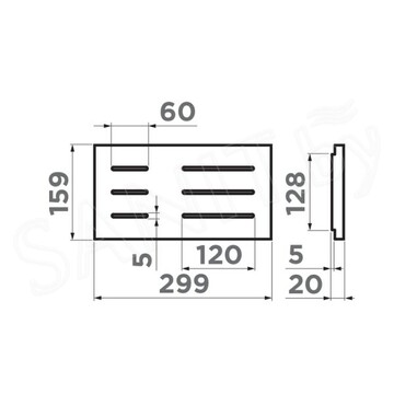 Корзина для кухонной мойки Omoikiri DRY-02-LG встраиваемая