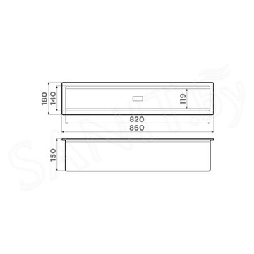 Корзина для кухонной мойки Omoikiri DRY-03 PRO CN встраиваемая