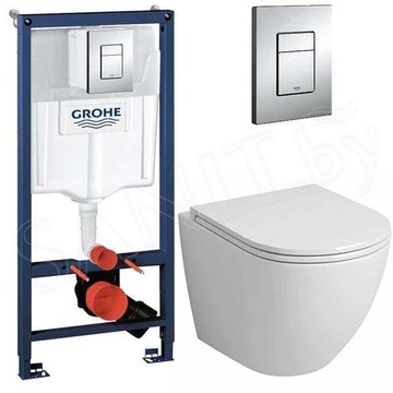 Комплект инсталляции Grohe Rapid SL 38772001 с подвесным унитазом Grossman GR-4455S