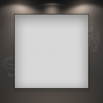 Зеркало Wellsee 7 Rays' Spectrum квадратное черный контур