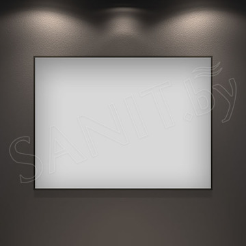Зеркало Wellsee 7 Rays' Spectrum прямоугольное горизонтальное черный контур