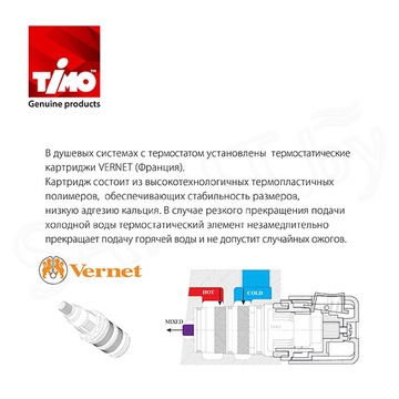 Душевая система Timo Petruma SX-5159/00SM встраиваемая с термостатом