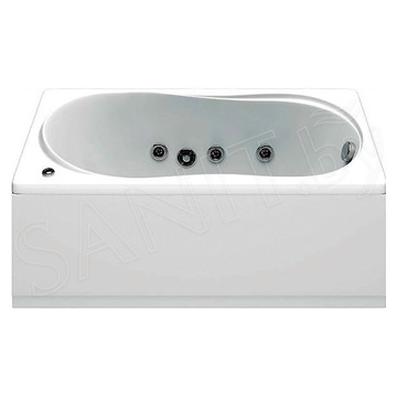 Гидромассажная ванна BAS Лима (гидромассаж серия Flat)