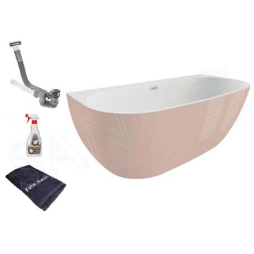 Акриловая ванна Polimat Risa розовая